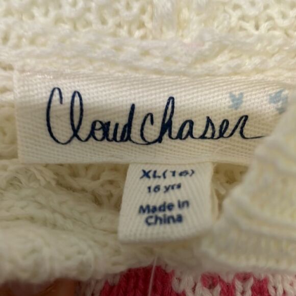 Cloud Chaser Fair Isle Girls Knit Hooded Sweater NWT Size XL (Juniors) - Picture 6 of 6